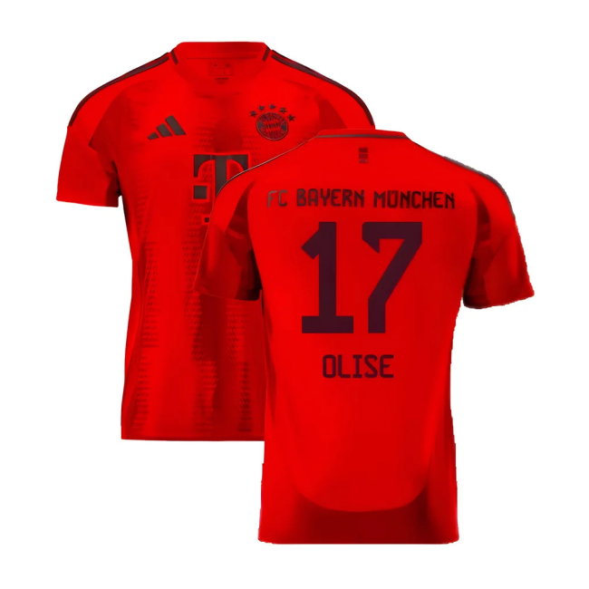 2024-2025 Bayern Munich Home Shirt (Olise 17)-SoccerKits Hub | Buy Soccer Jerseys Online